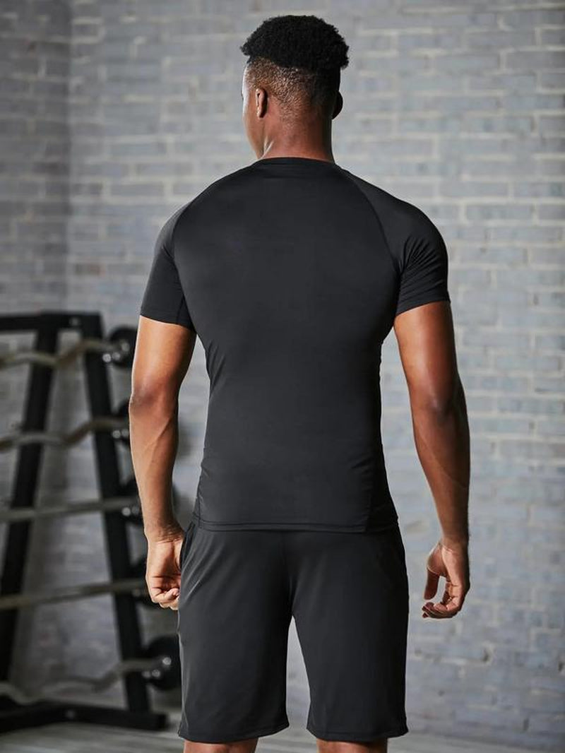 Round Neck Raglan Compression Shirt